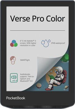 PocketBook Електронна книга 634K3 Verse Pro Color, Stormy Sea (382978) PB634K3-1-CIS фото