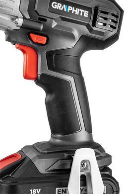 Акумуляторний гайковерт GRAPHITE 58G018 (1/2", 180 Нм, 2200 об/хв) без АКБ 58G018 фото