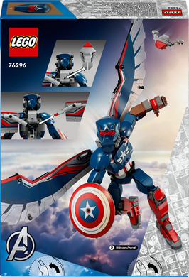 Конструктор LEGO Super Heroes Фигурка Нового Капитана Америка для сборки 359 деталей (76296)