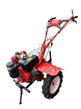 Культиватор дизельний FORTE 1350-3 NEW,колеса 12",потужн 9,0кс, КПП 3+1, ручний старт, ширина/глибина 1350/300 мм,червоний, на кермо встановлено ящик для інструментів, повітряний фільтр нового типу 113401 фото