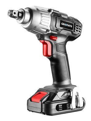 Акумуляторний гайковерт GRAPHITE 58G018 (1/2", 180 Нм, 2200 об/хв) без АКБ 58G018 фото