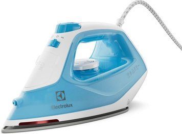 Electrolux Утюг, 2300Вт, 250мл, паровой удар 110гр, керам. подошва, сине-белый E5SI2-4CB фото