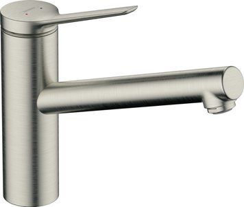 Змішувач для кухні Hansgrohe Zesis M33, довж.виливу - 220мм, поворотний, 1важіль, KM150, сталь (355208)