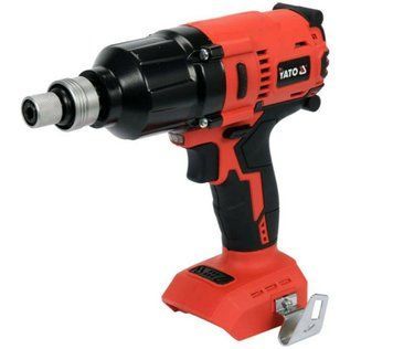 Гайковерт ударный аккумулят бесщеточный YATO:квадрат-1/2",700 Нм, Li-Ion 18 В,3 Агод(БЕЗ АККУМУЛЯТОРА) YT-828061 фото