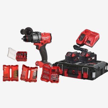 Дриль-шурупокрут з ударом акумуляторний MILWAUKEE, M18 FUEL FPD3100P-502P 4933498240 фото