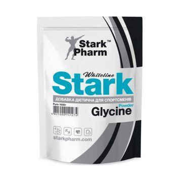 Glycine - 1000g Pure Stark Pharm Гліцин Порошок 1 кг Stark Pharm &mdash; Мега-упаковка