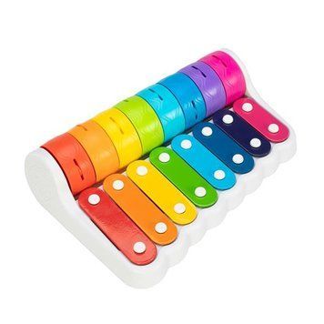 Детский ксилофон Fat Brain Toys Rock N' Roller Piano со звоночками (F281ML) dt_13678 фото