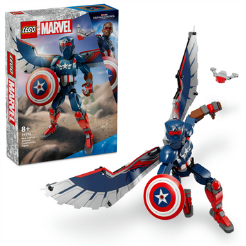 Конструктор LEGO Super Heroes Фігурка Нового Капітана Америка для складання 359 деталей (76296)