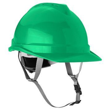 Каска промышленная NEO TOOLS 97-223, зеленая, с подбородочным ремнем, ABS, CE сертификат Зеленый
