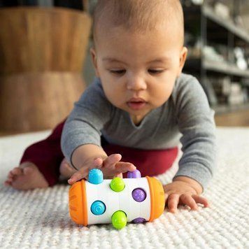 Погремушка Fat Brain Toys Rolio Веселый ролик (F434ML2) dt_74834 фото