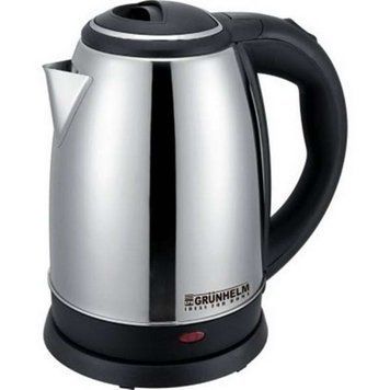 Електрочайник Метал - EKS-2018 NEW, 1,8л, 2000Вт, металік, диск (GRUNHELM) 93436 фото