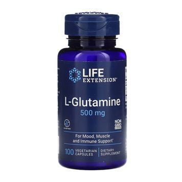 L-Glutamine 500 mg - 100 vcaps Life Extension