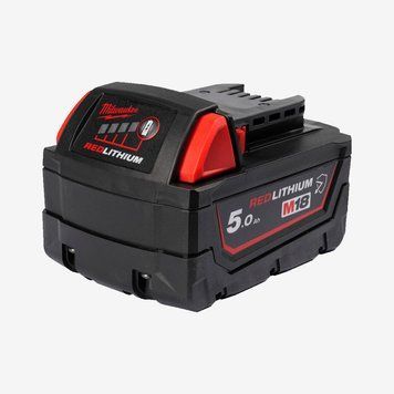 Акумулятор з хімзахистом MILWAUKEE, M18 B5-CR (5Aг)