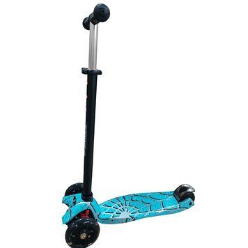 Самокат детский X-TREME KS-209W голубой, с подсветкой колес (133906)