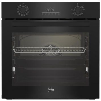 Beko Духовой шкаф электрический, 72л, A, дисплей, конвекция, черный BBIR17300BCS фото