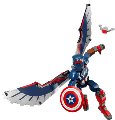Конструктор LEGO Super Heroes Фигурка Нового Капитана Америка для сборки 359 деталей (76296)