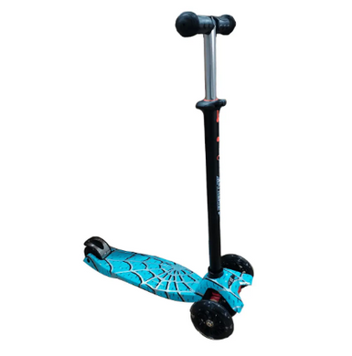 Самокат детский X-TREME KS-209W голубой, с подсветкой колес (133906)
