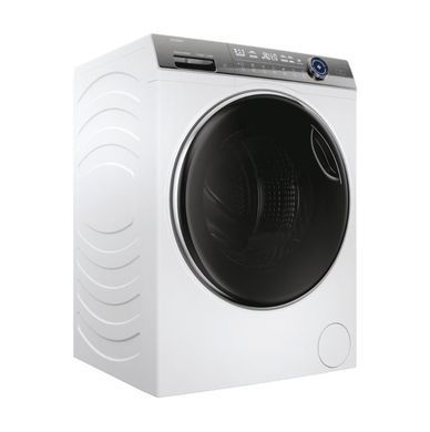 Haier Пральна машина фронтальна, 12кг, 1400, A+++, 60см, дисплей, пара, інвертор, люк чорний, прямий привід, білий (386207) HW120-B14979EUG фото