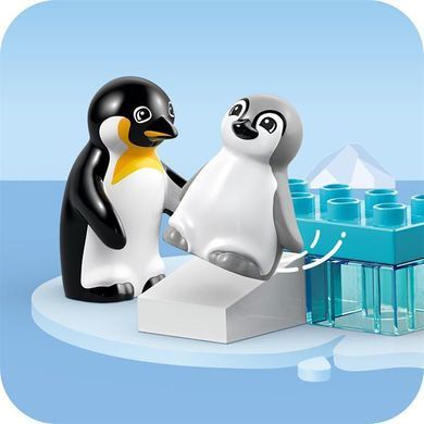 Конструктор LEGO DUPLO Семейства диких животных: пингвины и львы 10 деталей (10442)
