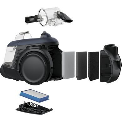 Electrolux Пилосос контейнерний, 700Вт, конт пил -1.6л, HEPA12, 4 насадки, синій (354514) EL61C3DB фото