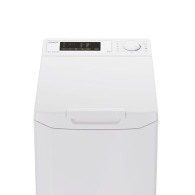 Candy Пральна машина вертикальна, 7кг, 1200, A+++, 60см, дисплей, білий (386191) TCA273D3-9 фото