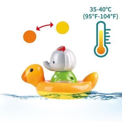Іграшка для ванної Hape з термометром Слоненя (E0222) dt_28363 фото