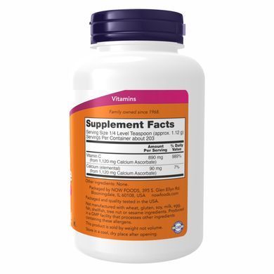 Calcium Ascorbate - 227g Now Foods