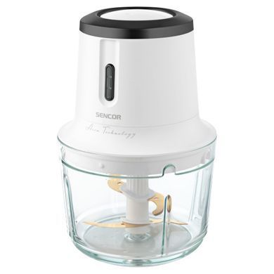 Sencor Измельчитель Accu technology, 200Вт, чаша-500мл, стекло, беспроводное, USB-C, белый (375888) SCB9001GY фото