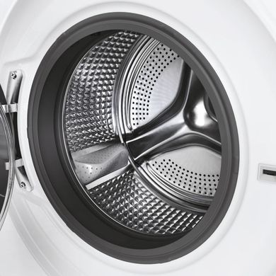 Haier Пральна машина фронтальна, 12кг, 1400, A+++, 60см, дисплей, пара, інвертор, люк чорний, прямий привід, білий (386207) HW120-B14979EUG фото