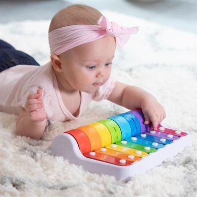 Детский ксилофон Fat Brain Toys Rock N' Roller Piano со звоночками (F281ML) dt_13678 фото