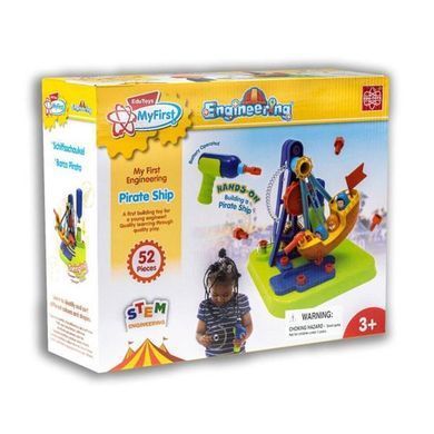 Набір для складання Edu-Toys Піратський корабель з інструментами 52 деталі (JS026) dt_13507 фото