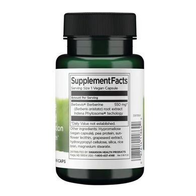 Berberine Advanced Enhanced Absorption - 30 vcaps Swanson