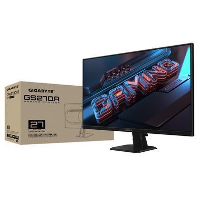 Монитор игры 27 "SS IPS 180 Гц 1 мс QHD (2560 x 1440) 2xhdmi (2,0) 1xDP (1,4) Gigabyte GS27QA Gaming Monitor 3728712 фото
