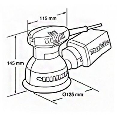 Шліфмашина ексцентрикова Makita BO 5030(BO5030) BO5030 фото