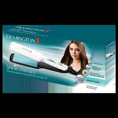 Remington Випрямляч Shine Therapy, темп.режимів-10, 150-230С, дисплей, кераміка, білий (307981) S8550 фото