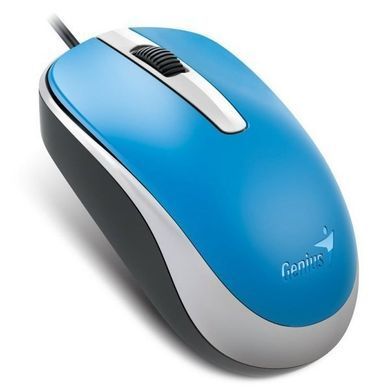 Мышь Genius DX-120, USB-A, синий 31010105103 фото
