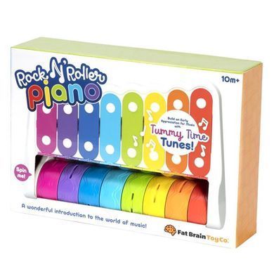 Детский ксилофон Fat Brain Toys Rock N' Roller Piano со звоночками (F281ML) dt_13678 фото