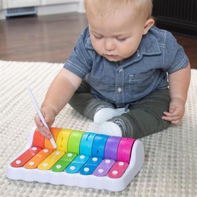 Детский ксилофон Fat Brain Toys Rock N' Roller Piano со звоночками (F281ML) dt_13678 фото