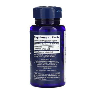 L-Glutamine 500 mg - 100 vcaps Life Extension