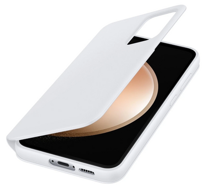 Чохол для смартф. SAMSUNG для S23 FE Smart View Wallet Case EF-ZS711CWEGWW / White EF-ZS711CWEGWW фото