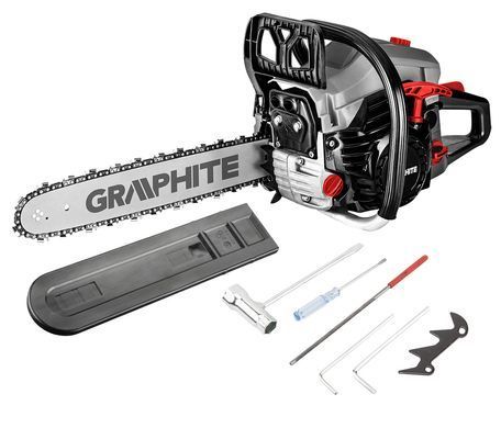 Бензопила GRAPHITE 58G940, 2,7 кВт, шина 16", економічна витрата палива 58G953 фото