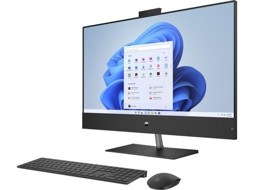 HP Комп'ютер персональний моноблок Pavilion 31.5" UHD IPS, Intel i7-13700T, 32GB, F1TB, NVD3050-4, WiFi, кл+м, DOS, чорний (378492) A45E5EA фото
