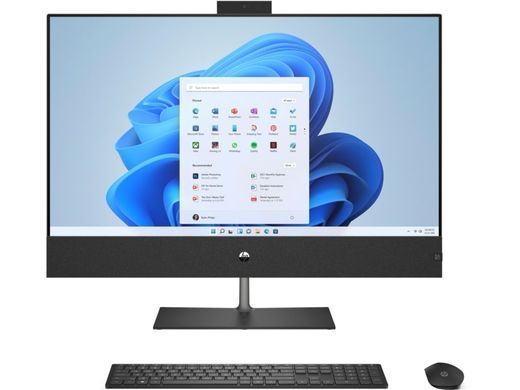 HP Комп'ютер персональний моноблок Pavilion 31.5" UHD IPS, Intel i7-13700T, 32GB, F1TB, NVD3050-4, WiFi, кл+м, DOS, чорний (378492) A45E5EA фото