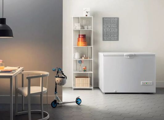 Indesit Морозильна скриня 92x140,5x70, 390л, А+, ST, білий (366018) OS1A400H1 фото