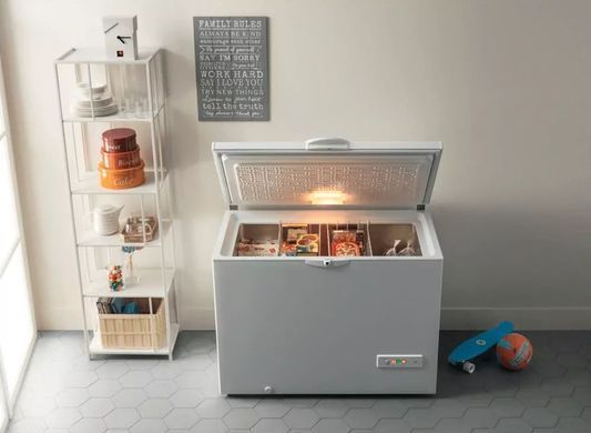Indesit Морозильна скриня 92x140,5x70, 390л, А+, ST, білий (366018) OS1A400H1 фото