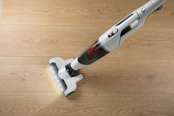 Gorenje Пилосос бездротовий, 162Вт, конт пил -0.5л, автон. робота до 60хв, HEPA, 2 в 1, підсвічування, індикатор (329607) SVC216GFW фото