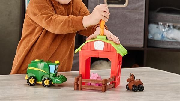 Конструктор John Deere Kids Собери трактор с загоном (47210) dt_14105 фото