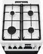 Electrolux Плита комбінована, 57л, 50x60см, дисплей, конвекція, чавун, білий (380159) LKK520211W