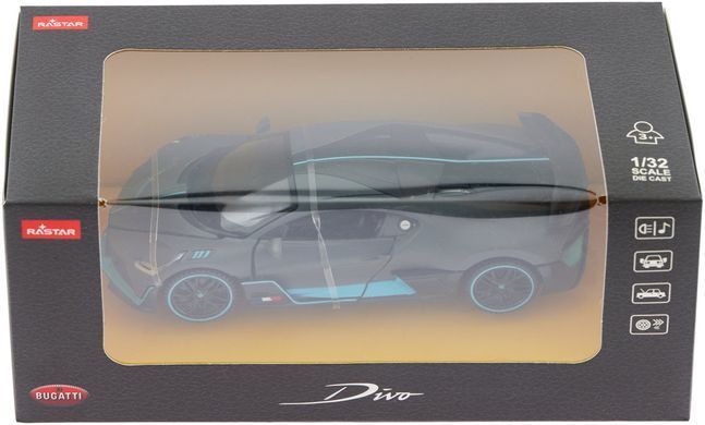 Машинка Rastar Bugatti DIVO 1:32 Серый