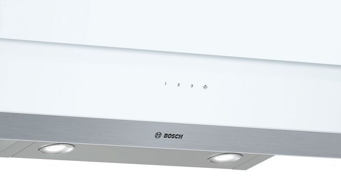 Витяжка Bosch похила, 60см, 530м.куб/год, білий DWK065G20R фото